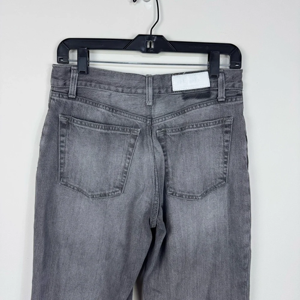 Levi's Re/Done Gray Easy Straight Button Fly Denim Jeans